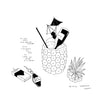 ROYAL HAWAIIAN BEACH BUM TATTOO FLASH